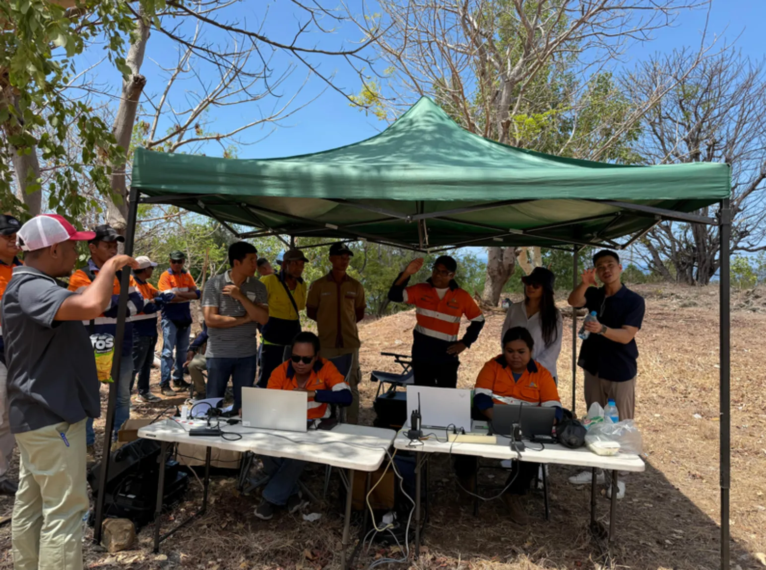 Cultural ceremony attendees and community members
