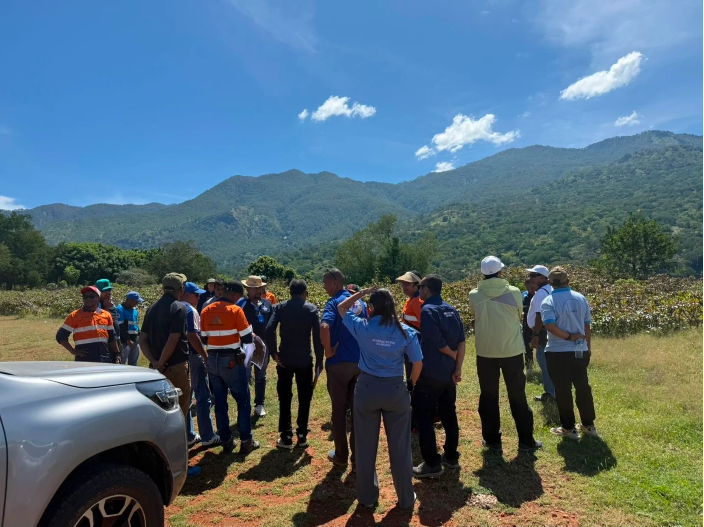 Project area overview and site conditions during the government site verification visit