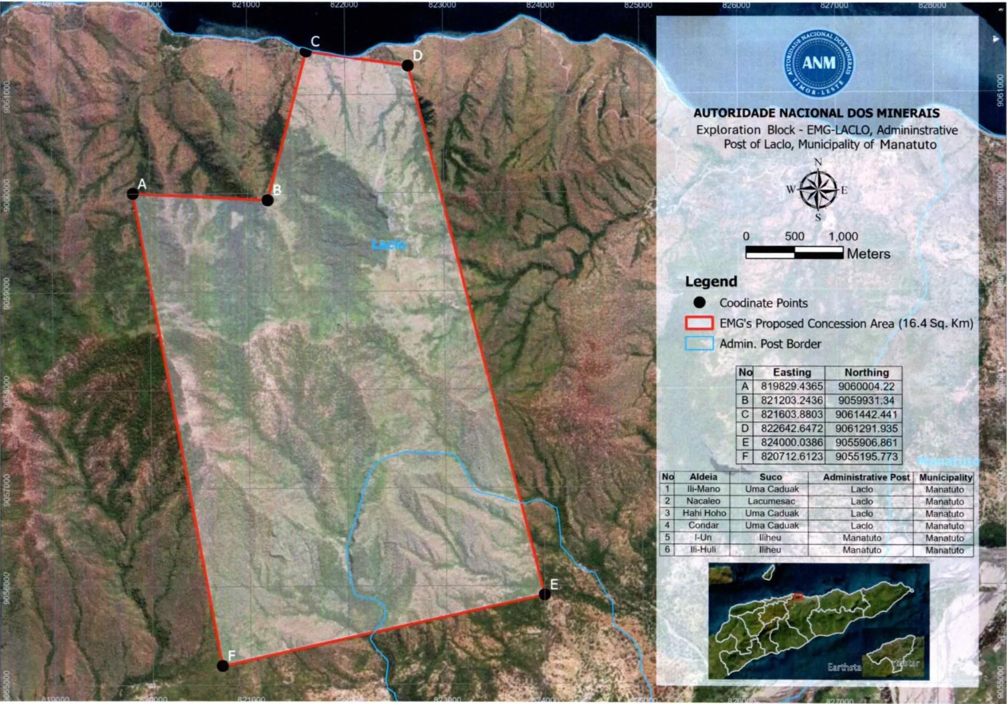 Marble mining introduction in Timor-Leste